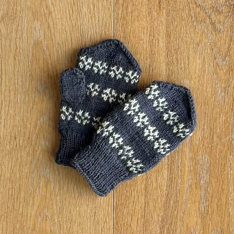 Vaikiškos pirštinės iš pusvilnės (#311)